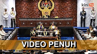 [Video penuh] Titah ucapan Agong Sultan Ibrahim di Istiadat Pembukaan Parlimen