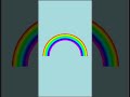 🌈Rainbow using python | How to create rainbow using python turtle graphics | World of Python #shorts