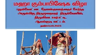 மஹா கும்பாபிஷேகம் விழா அருள்மிகு திருமூலநாதர் திருக்கோயில் திருவிடையார்பட்டி புதுக்கோட்டை தேவஸ்தானம்