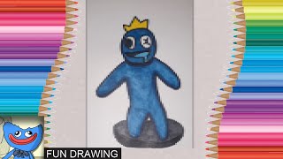 How to Draw ROBLOX-Rainbow Friends FNF Rainbow Friends Coloring Pages | Poppy Playtime Coloring