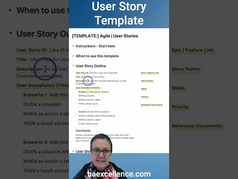 User Story Templates: A Blueprint for Success