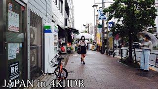 【4K HDR】①雨の日・根津の街中を散歩 (Nezu) -  TOKYO JAPAN Walk