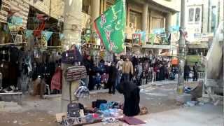 Iraq Najaf - Walking to the shrine of Imam Ali (a.s.) (HD)