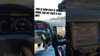 This is how fast a stock track hawk goes from 40 mph in 14 seconds #trackhawk #takeoff