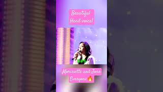 Heavenly! Jona and Morissette Amon and their same note Head voice. 🕊️