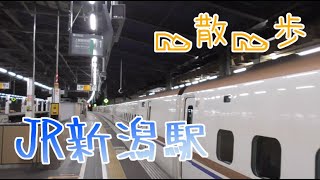 営業終了間際の新潟駅構内を散歩してみた　2021/10/25