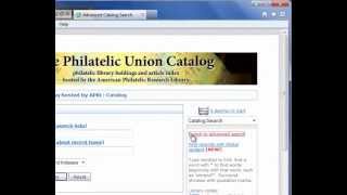 APRL Basic Catalog Tutorial