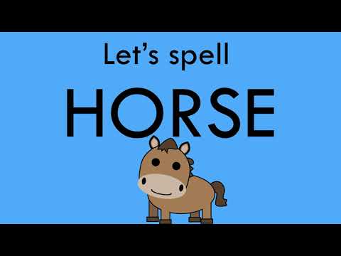 What are the two ways to spell horse?