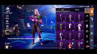 PUBGM ACCOUNT FOR SALE - MASKARALI FULL DOLU HESAP #pubgmobile