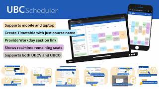 UBC Scheduler tutorial - create a perfect UBC timetable in minutes!