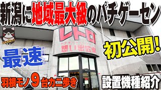 【レトロ想い出広場】新潟県に大型レトロパチンコゲーセンがオープン!国宝級のデジパチや、懐かしいハネモノを多数設置【店内紹介\u0026羽根モノカニ歩き】PART1 [パチンコ]