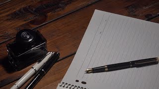 4K #만년필쓰는소리  #Writing a fountainpen #ASMR#sony ax100#백색소음  #SONYPCMD10  #RainerMariaRilke