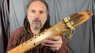 Singing Tree Flutes: Native American Style Yew Drone Flute F