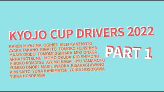 2022 KYOJO CUPドライバー紹介 PART1