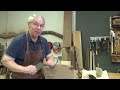 sharpening a scraper with charles brock @charlesbrockchairmaker.com