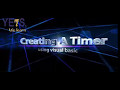 How to create Timer using Visual Basic