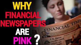 Why Financial Newspapers are Pink? #shorts facts enterprises
