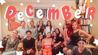 VLOGMAS 2018 : hình xăm đầu tiên + Noel +New Year's party (vietsub CC)