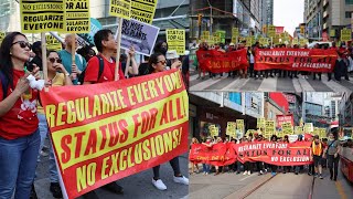 Toronto People Rally for Migrant Rights/STATUS FOR ALL, NO EXCLUSIONS/REGULARIZE EVERYONE/#migrant