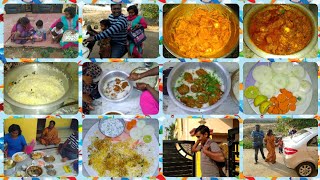 #sunday special vlog#amma vaallu unnappati video chicken dum biryani/చికెన్ బిర్యాని తయారీ విధానం.