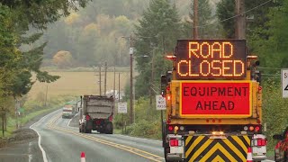 Truck crash downs power line, closes Cornelius Pass Road