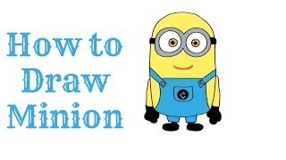 How to Draw Minion step by step easy || Minions Drawing and coloring