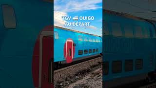 Ouigo tgv au départ pour Avignon Tgv.#tgv #train #trainspotting #railway #bahn #treno #sncf #tren