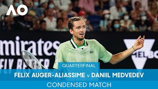 Felix Auger-Aliassime v Daniil Medvedev Condensed Match (QF) | Australian Open 2022