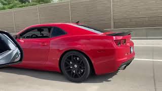 Cts V stock vs 2010 camaro SS