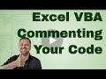 #4 Excel VBA Making Notes or Commenting Code
