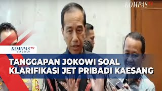 Jawaban Singkat Jokowi soal Klarifikasi Kaesang ke KPK tentang Penggunaan Jet Pribadi