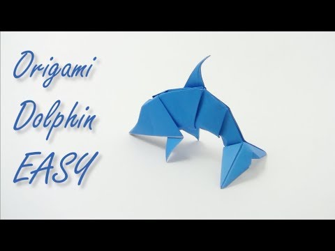 Origami DOLPHIN easy - Yakomoga easy Origami tutorial Origami DOLPHIN easy - Yakomoga easy Origami tutorial