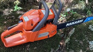 Motosserra Husqvarna 236 Usando sabre da Stihl MS170 e trabalhando o dia inteiro