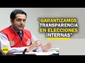 JNE: “Todo el proceso de elección interna se realiza de forma transparente”