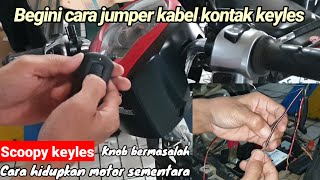 Cara jumper kabel kontak keyles scoopy/vario150 @yudikakakeke5974