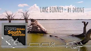 Lake Bonney, Barmera South Australia by drone