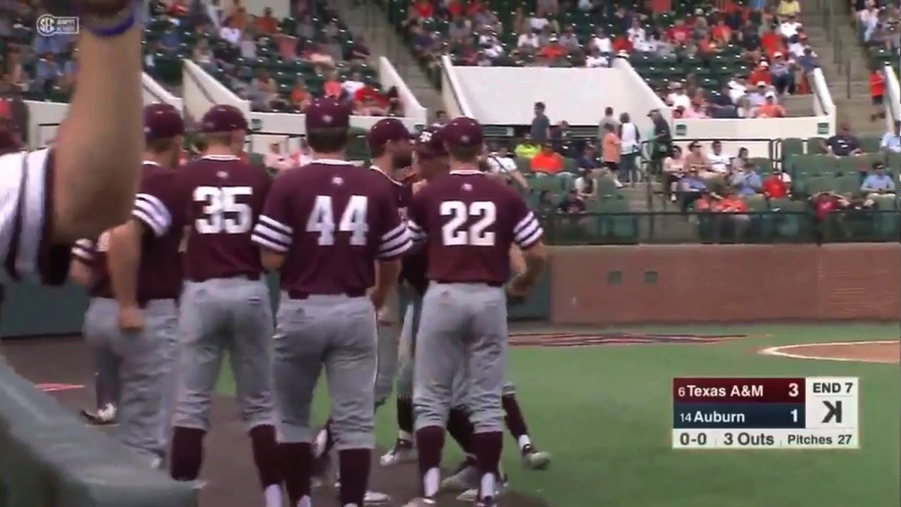 Baseball: Highlights | A&M 5, Auburn 1 - YouTube