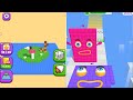 happy cubes 2048 vs number blocks cute toons gameplay walkthrough new update part 11