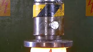 liveleak.com Hydraulic Press Video on Twitter Red hot steel VS hydraulic press! Who will win.