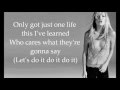 Glee Cast- Americano/Dance Again (with lyrics)