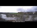 leeds floods time lapse of the river aire leeds breaking its banks