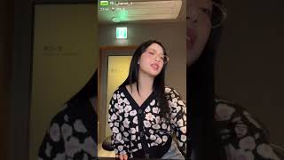 240129 Hanni singing Rewrite The Stars #shorts #kpop