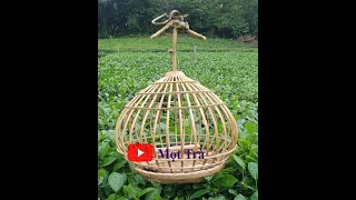 Làm lồng chim cu gáy (cover lồng quả bí ) making bird cage