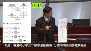 葉建源﹕TSA操練扼殺學習興趣 (2013/12/18發言摘要)