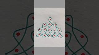 5*2*1 dot kolam//simple kolam #muggulu #kolam #simple #easy #rangoli #viralvideo #shorts