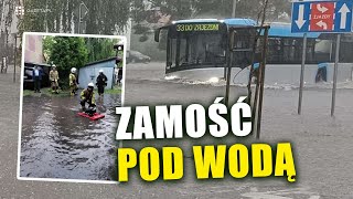 Zamość walczy z powodzią. \