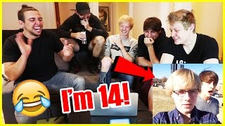 REACTING TO OUR FIRST VINES | **CRINGE WARNING** | Sam Golbach