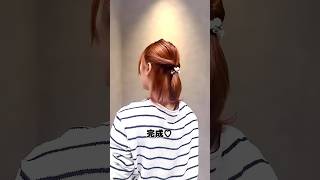 【ボブアレンジ】超簡単に誰でもできるくるりんぱハーフアップ♡#ボブアレンジ #ヘアアレンジ #ハーフアップ #セルフアレンジ