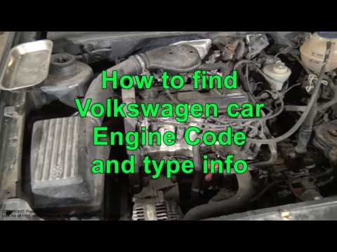 How to find Volkswagen Golf Jetta car engine Code and Type info How to find Volkswagen Golf Jetta car engine Code and Type info