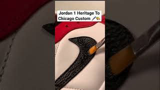 Turning $150 Jordans Into $2000 Chicago Jordan 1s!! Full Custom Video On My Channel 🤑